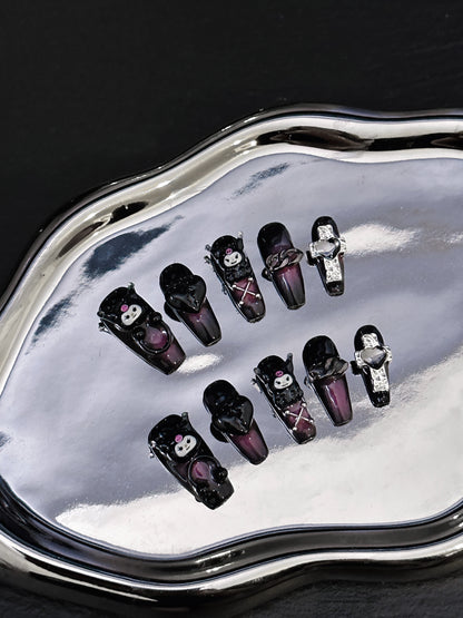 ' La Trouvaille' Press on nails【Kuromi】